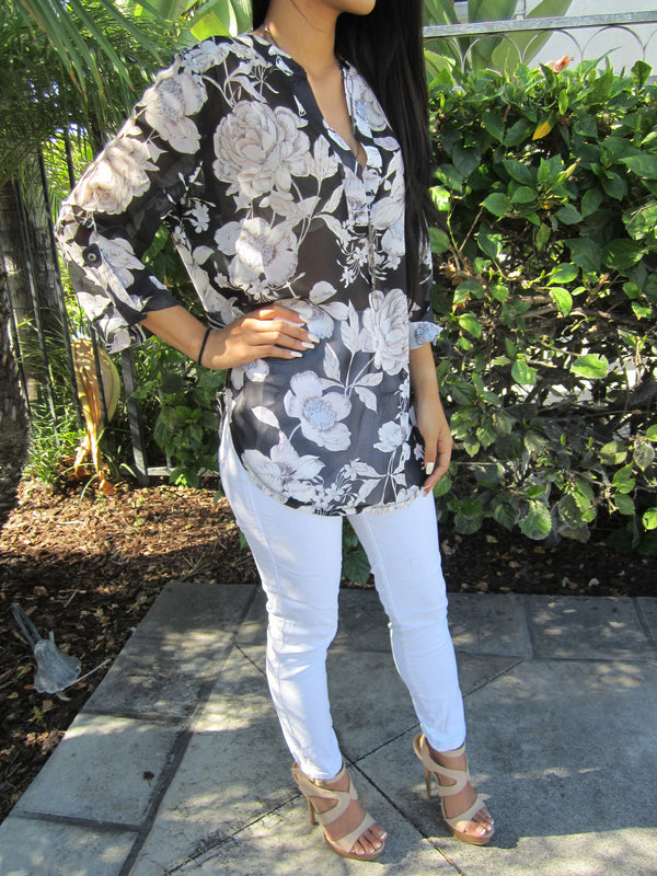 Floral Blouse - Rogue LA
 - 3